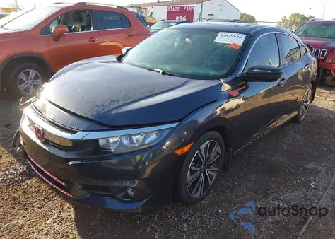 2018 Honda Civic Ex-T from USA, damaged, VIN JHMFC1F31JX027384